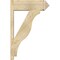 Ekena Millwork Funston Rough Sawn Arts and Crafts Outlooker, Douglas Fir, 8"W x 24"D x 36"H OUT08X24X36FST03RDF - alternate 2